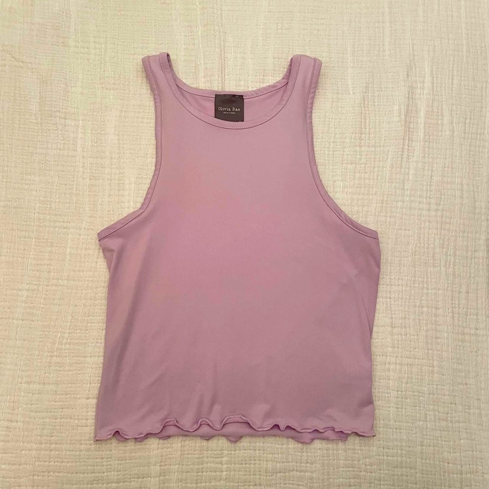 Purple Crop Top
